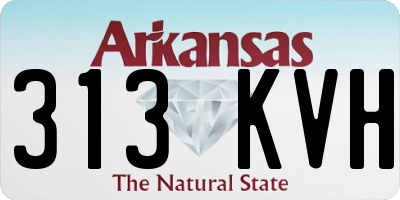 AR license plate 313KVH