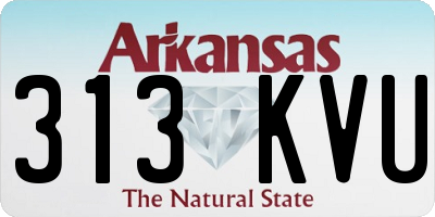 AR license plate 313KVU