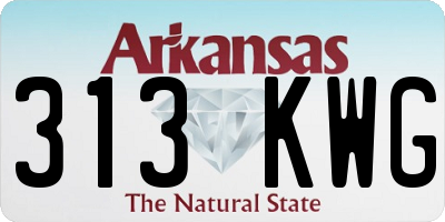 AR license plate 313KWG