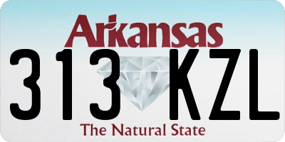 AR license plate 313KZL