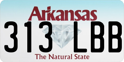 AR license plate 313LBB