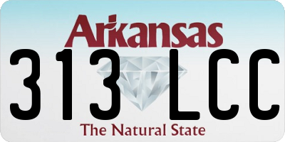 AR license plate 313LCC