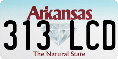 AR license plate 313LCD
