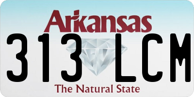 AR license plate 313LCM