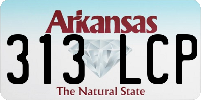 AR license plate 313LCP