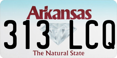 AR license plate 313LCQ