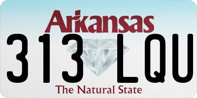 AR license plate 313LQU