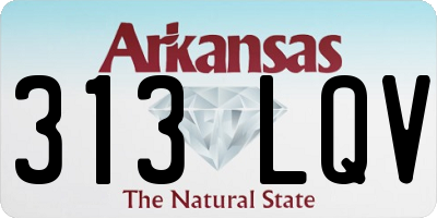 AR license plate 313LQV