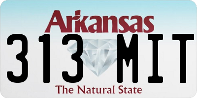 AR license plate 313MIT