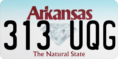 AR license plate 313UQG