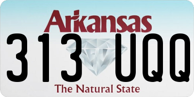 AR license plate 313UQQ