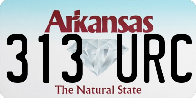 AR license plate 313URC
