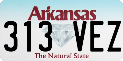AR license plate 313VEZ