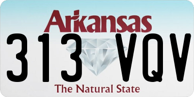 AR license plate 313VQV
