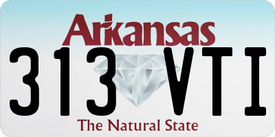 AR license plate 313VTI