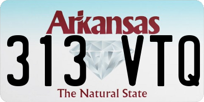AR license plate 313VTQ