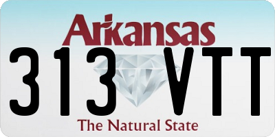 AR license plate 313VTT