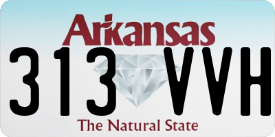 AR license plate 313VVH