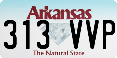 AR license plate 313VVP