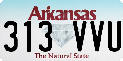AR license plate 313VVU