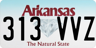AR license plate 313VVZ