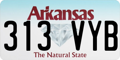 AR license plate 313VYB