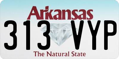 AR license plate 313VYP