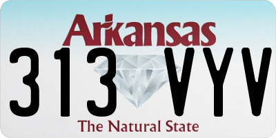 AR license plate 313VYV
