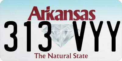 AR license plate 313VYY