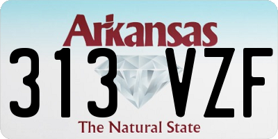 AR license plate 313VZF