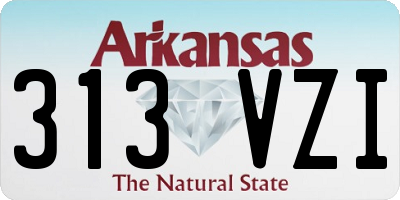 AR license plate 313VZI