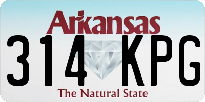 AR license plate 314KPG