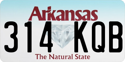 AR license plate 314KQB