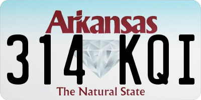 AR license plate 314KQI