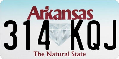 AR license plate 314KQJ