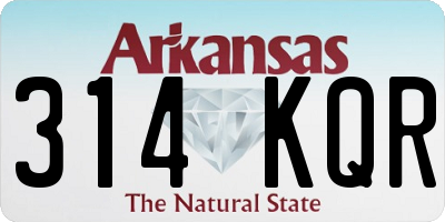 AR license plate 314KQR