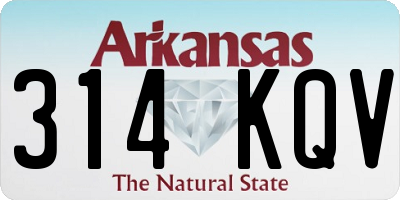 AR license plate 314KQV