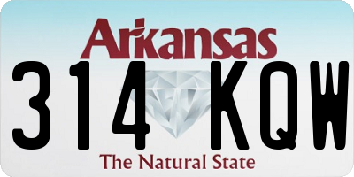 AR license plate 314KQW