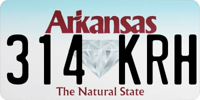 AR license plate 314KRH