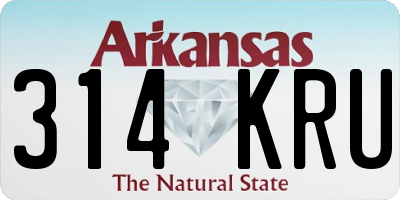 AR license plate 314KRU