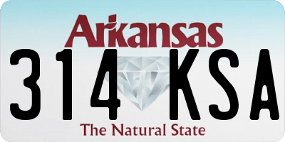 AR license plate 314KSA