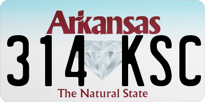AR license plate 314KSC