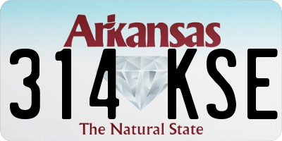 AR license plate 314KSE