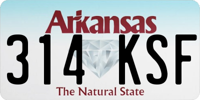 AR license plate 314KSF