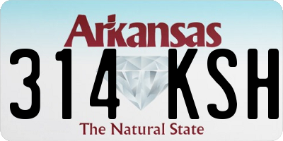 AR license plate 314KSH