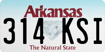 AR license plate 314KSI
