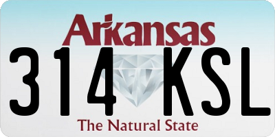 AR license plate 314KSL