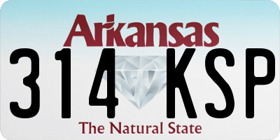 AR license plate 314KSP