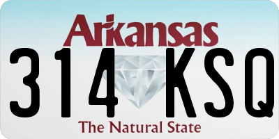 AR license plate 314KSQ