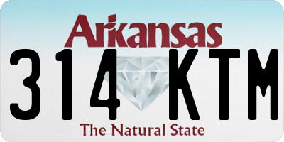 AR license plate 314KTM